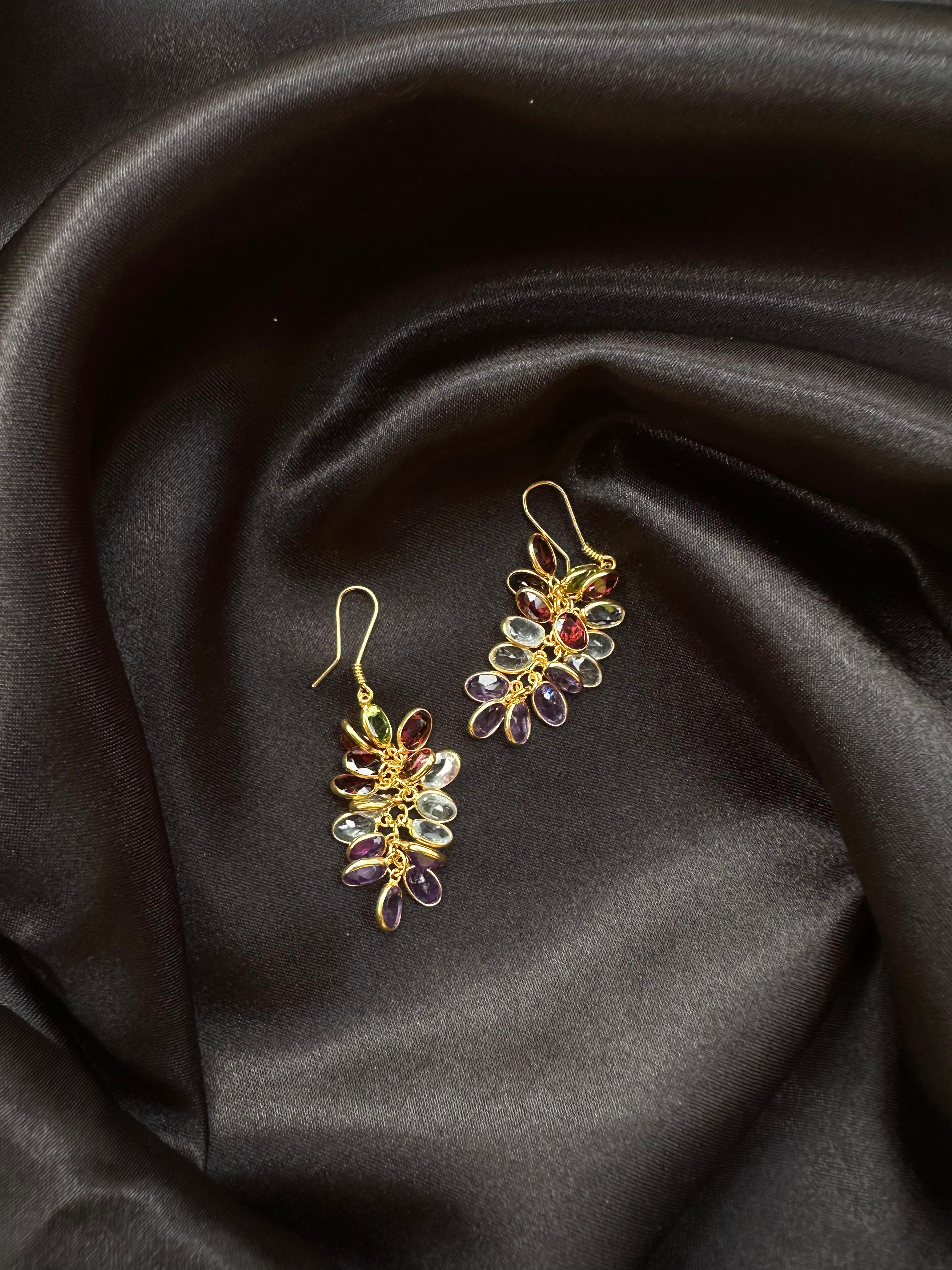 Ceylon Ruby Earrings